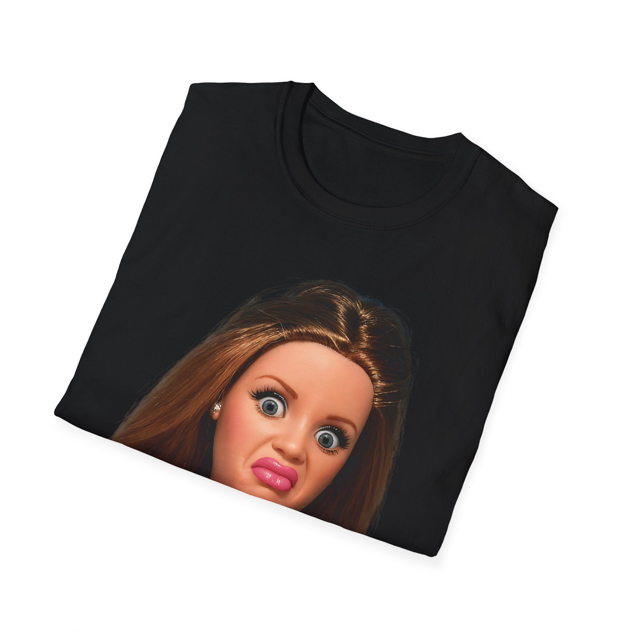 Funny Doll Face Meme T-Shirt