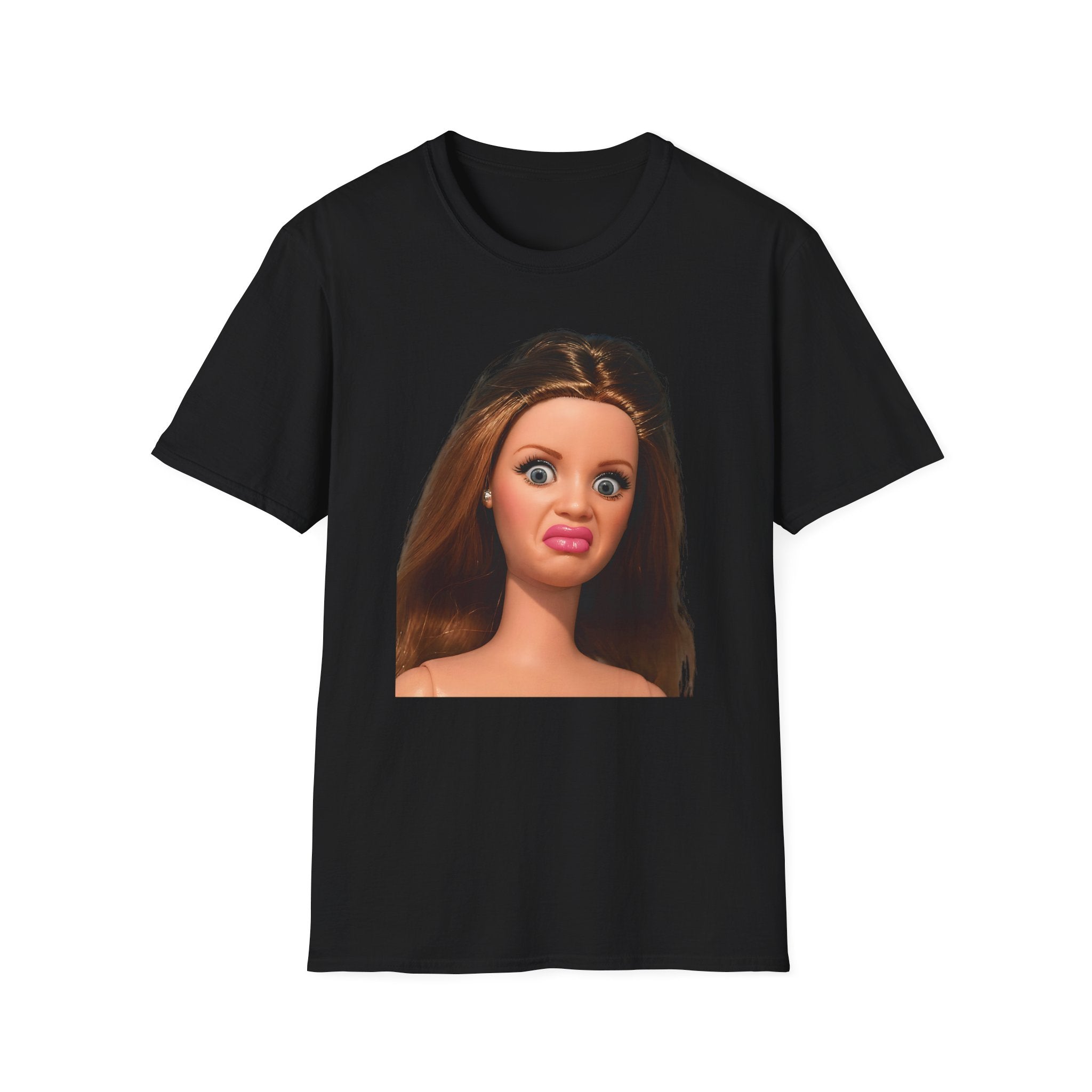 Funny Doll Face Meme T-Shirt