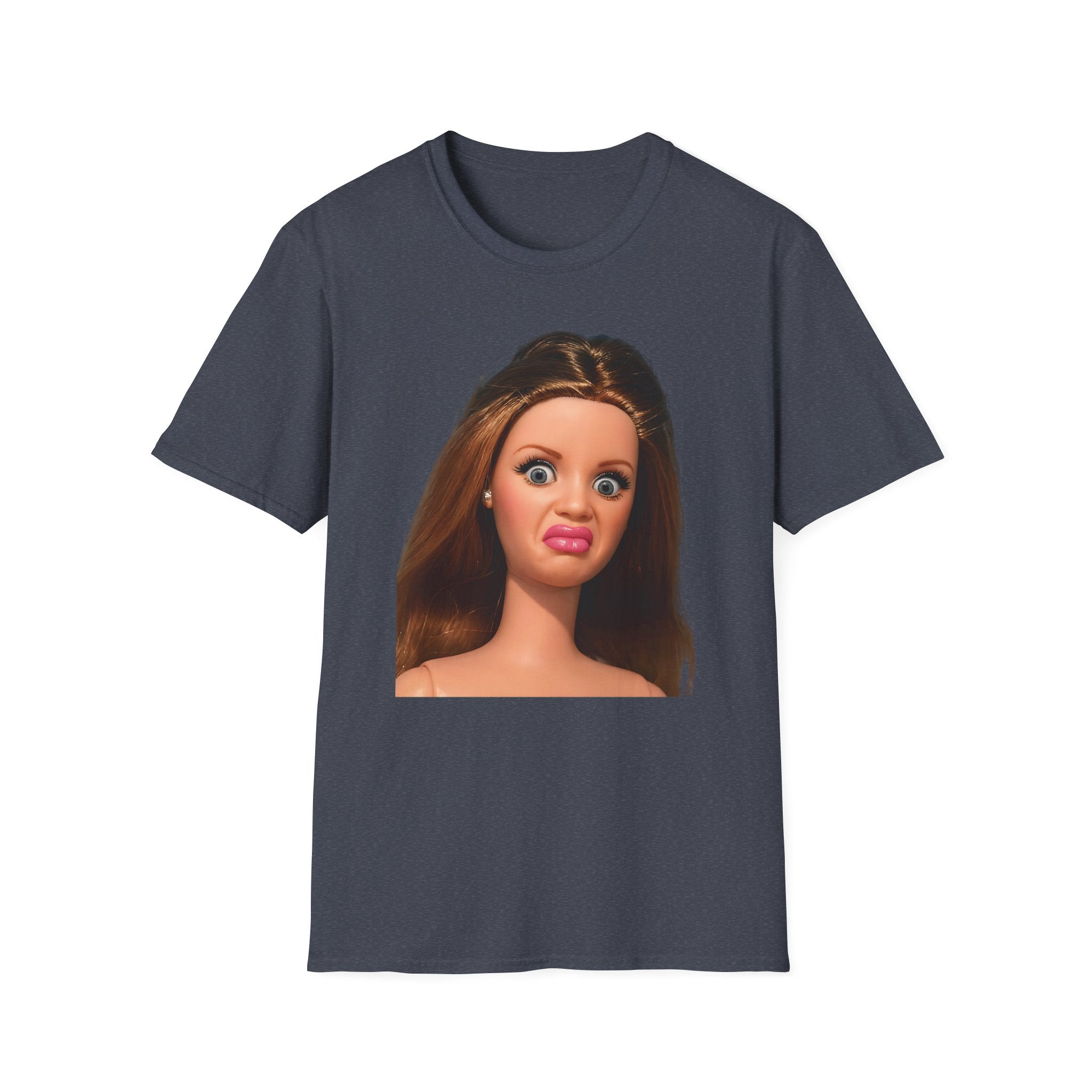 Funny Doll Face Meme T-Shirt