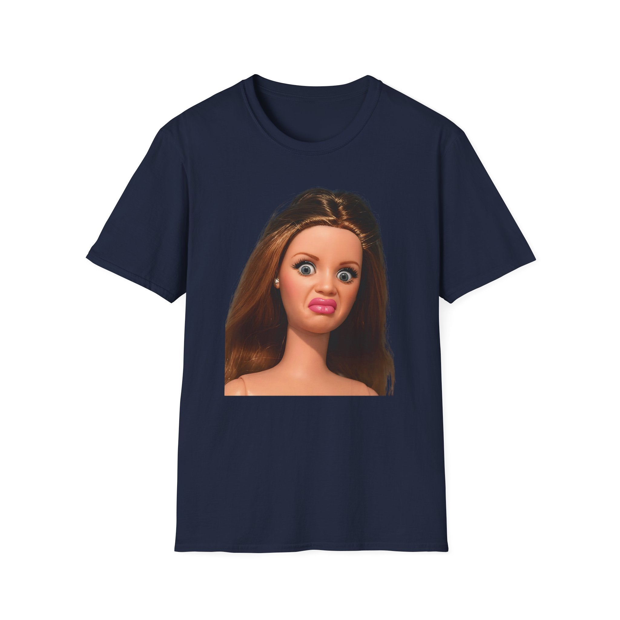 Funny Doll Face Meme T-Shirt