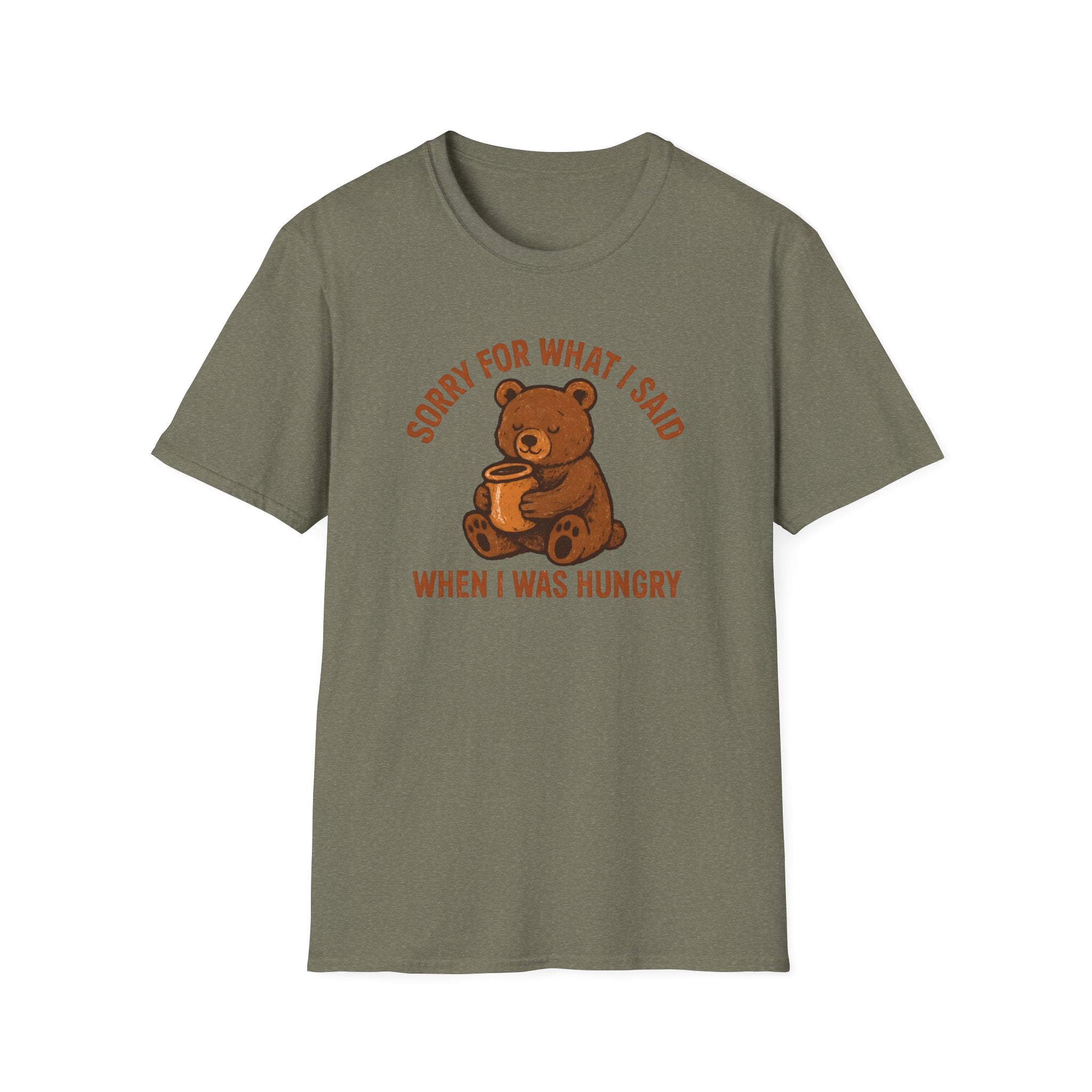 Hungry Bear With Cup T-Shirt