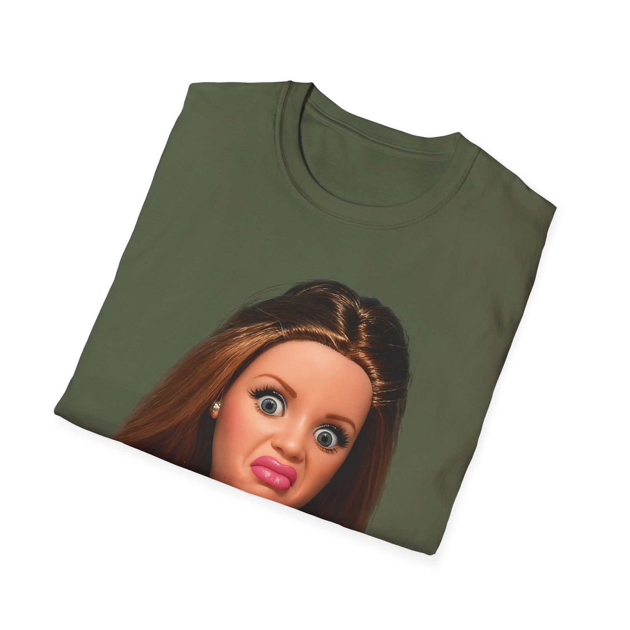 Funny Doll Face Meme T-Shirt