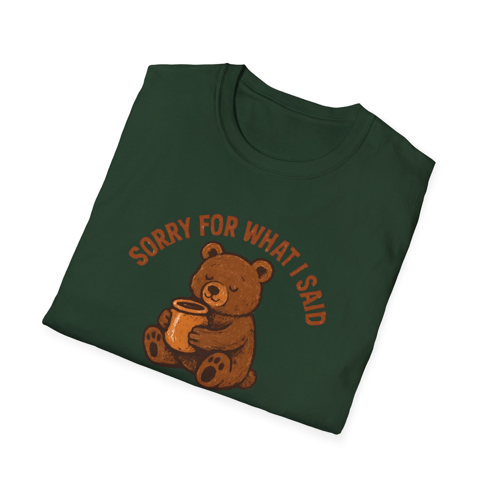Hungry Bear With Cup T-Shirt