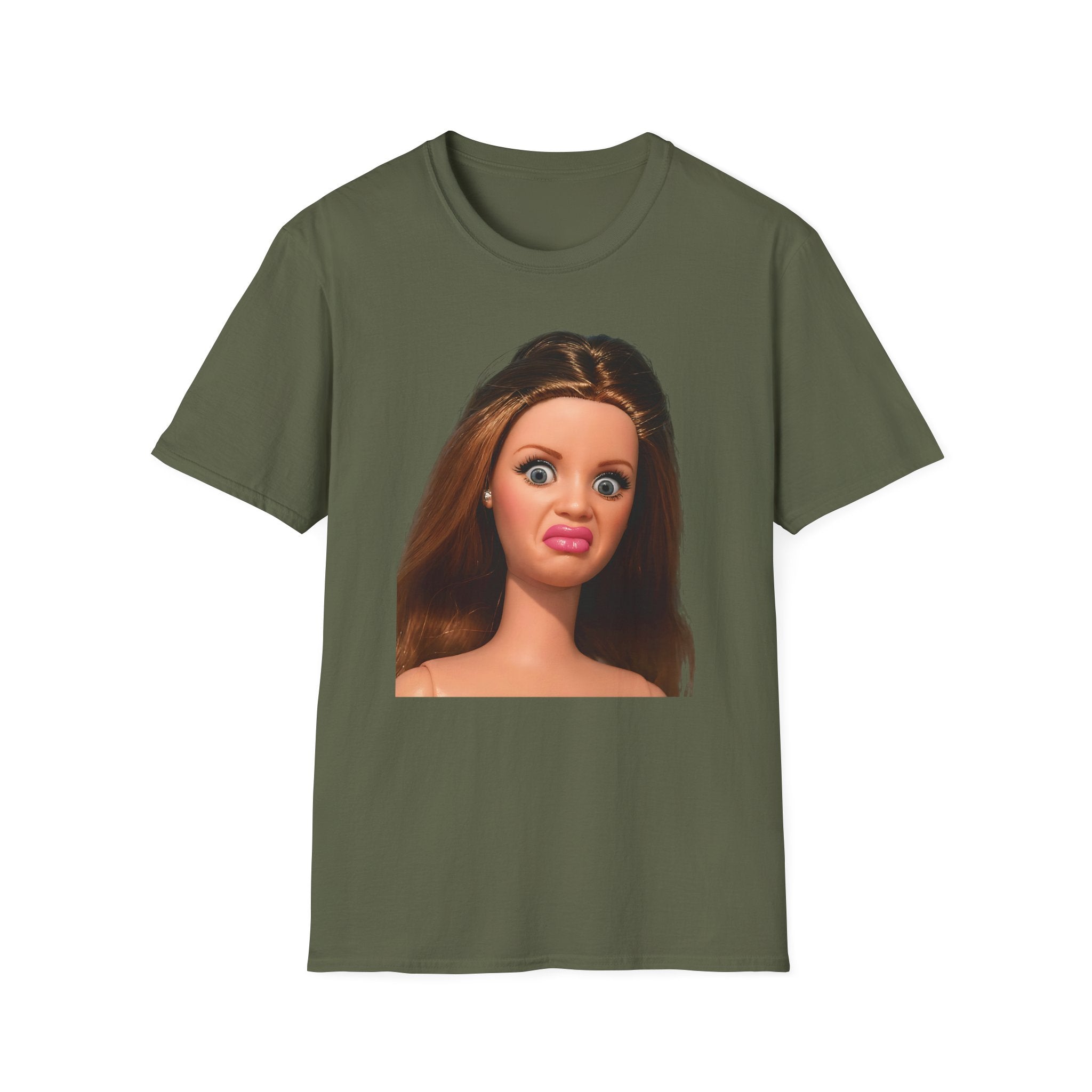 Funny Doll Face Meme T-Shirt