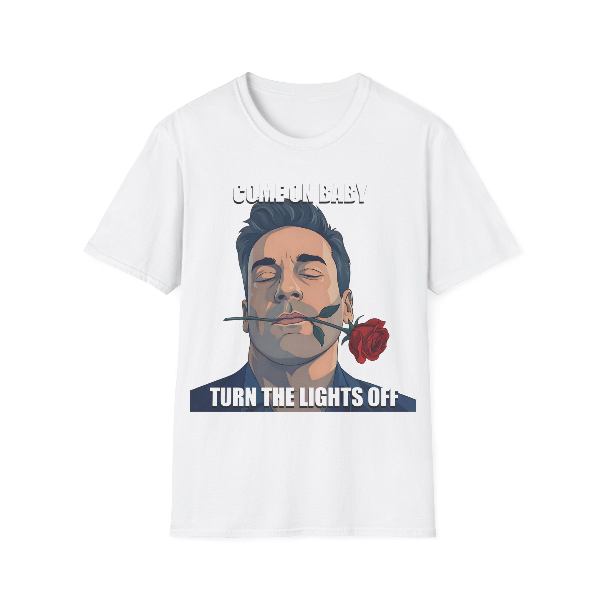 Come On Baby Turn The Lights Off Valentine Shirt | Meme of the Year 2025 2026 Valentine