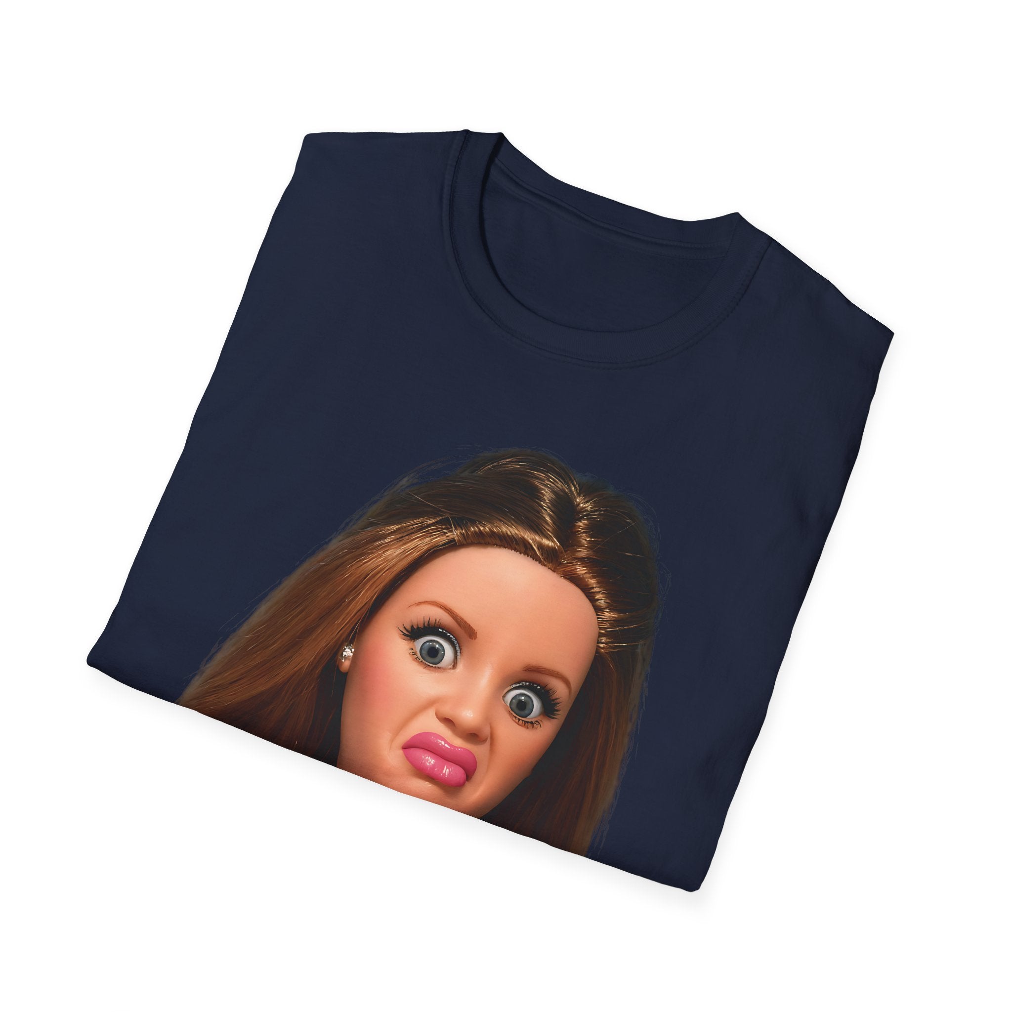 Funny Doll Face Meme T-Shirt