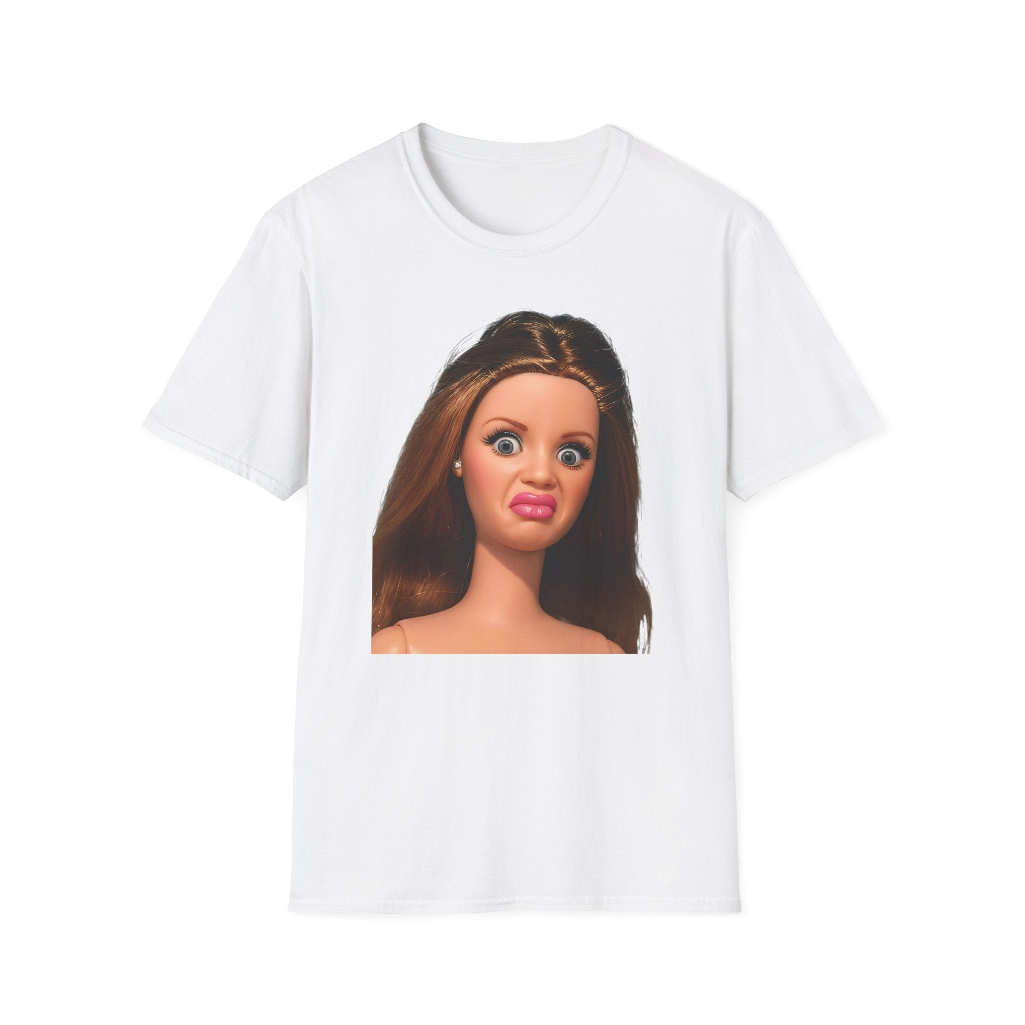 Funny Doll Face Meme T-Shirt
