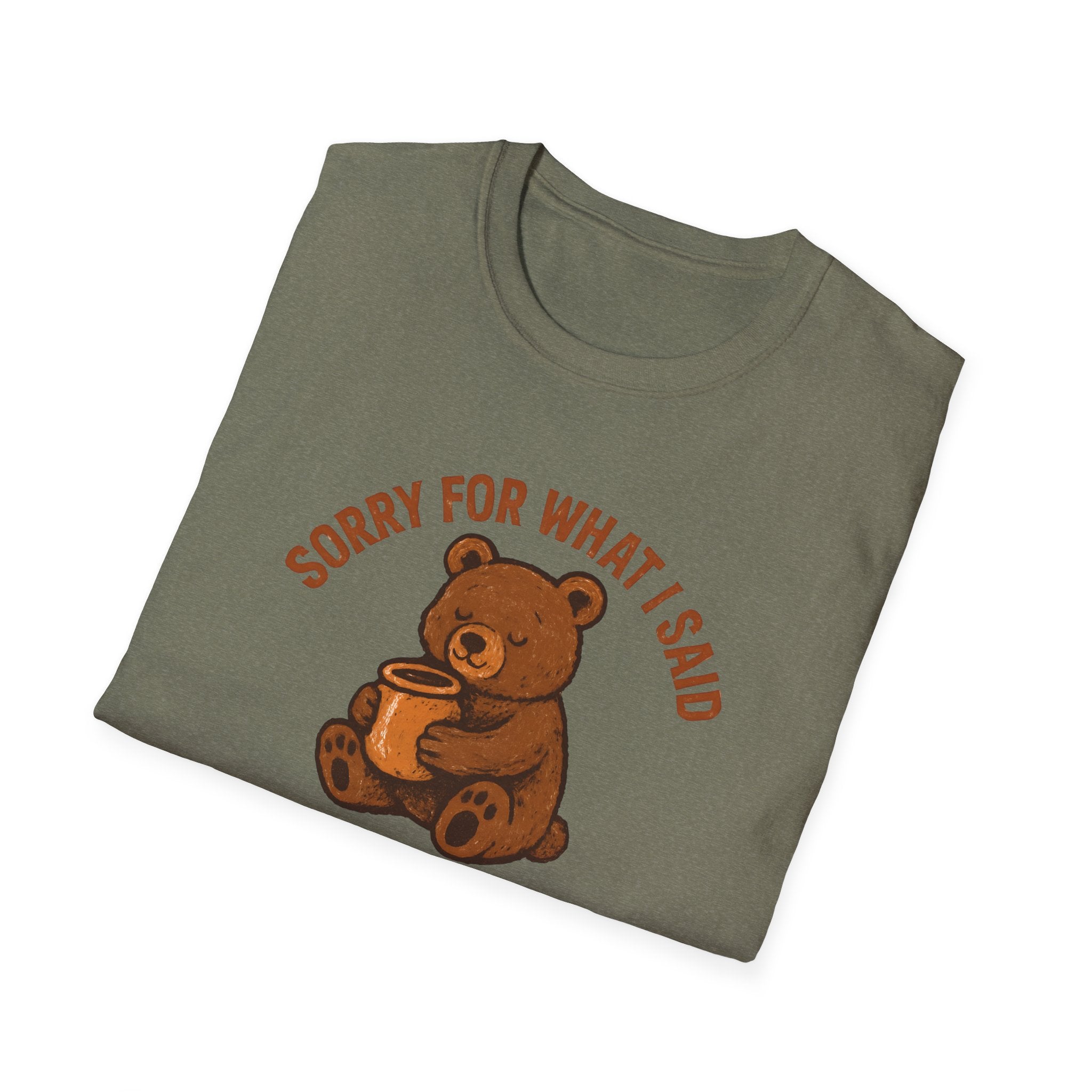 Hungry Bear With Cup T-Shirt