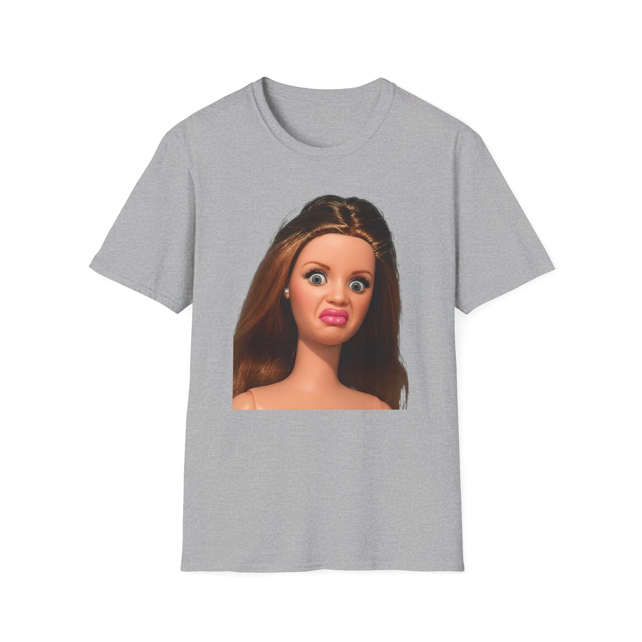 Funny Doll Face Meme T-Shirt