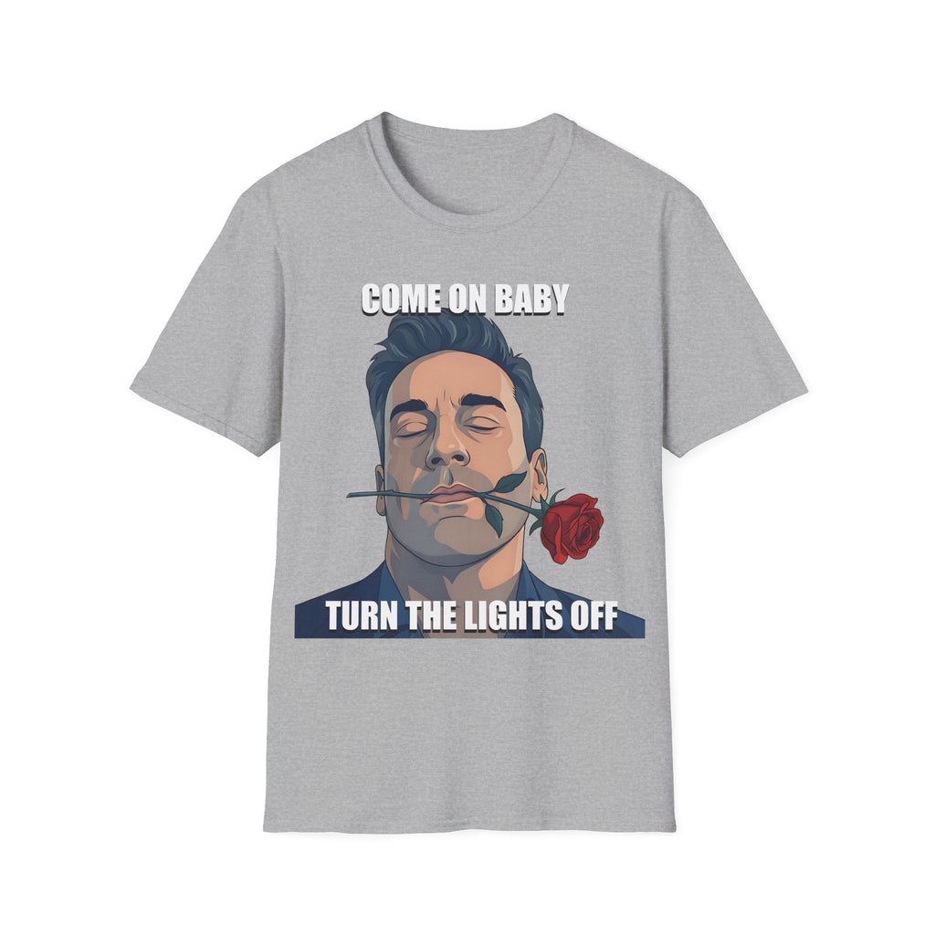 Come On Baby Turn The Lights Off Valentine Shirt | Meme of the Year 2025 2026 Valentine