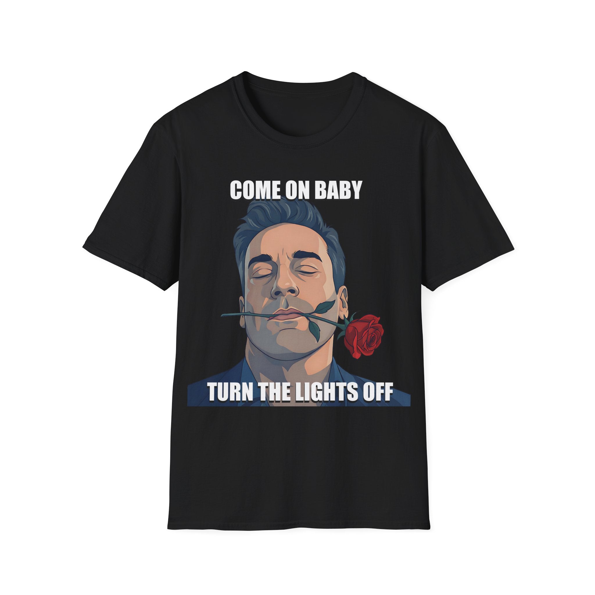 Come On Baby Turn The Lights Off Valentine Shirt | Meme of the Year 2025 2026 Valentine