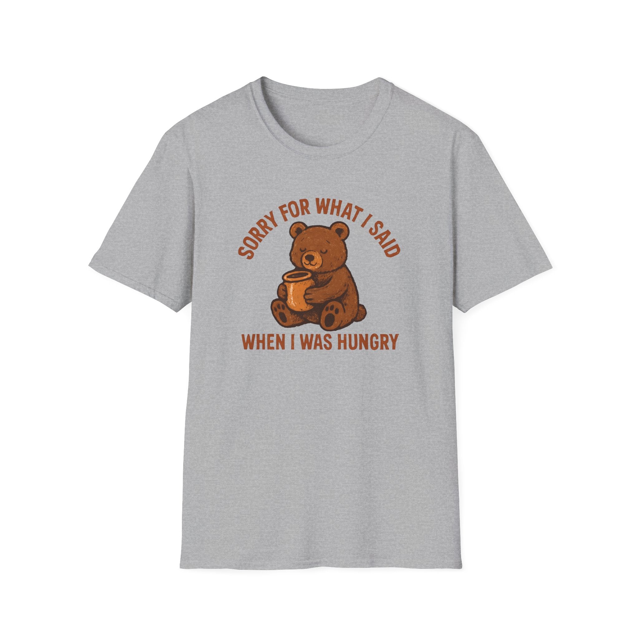 Hungry Bear With Cup T-Shirt