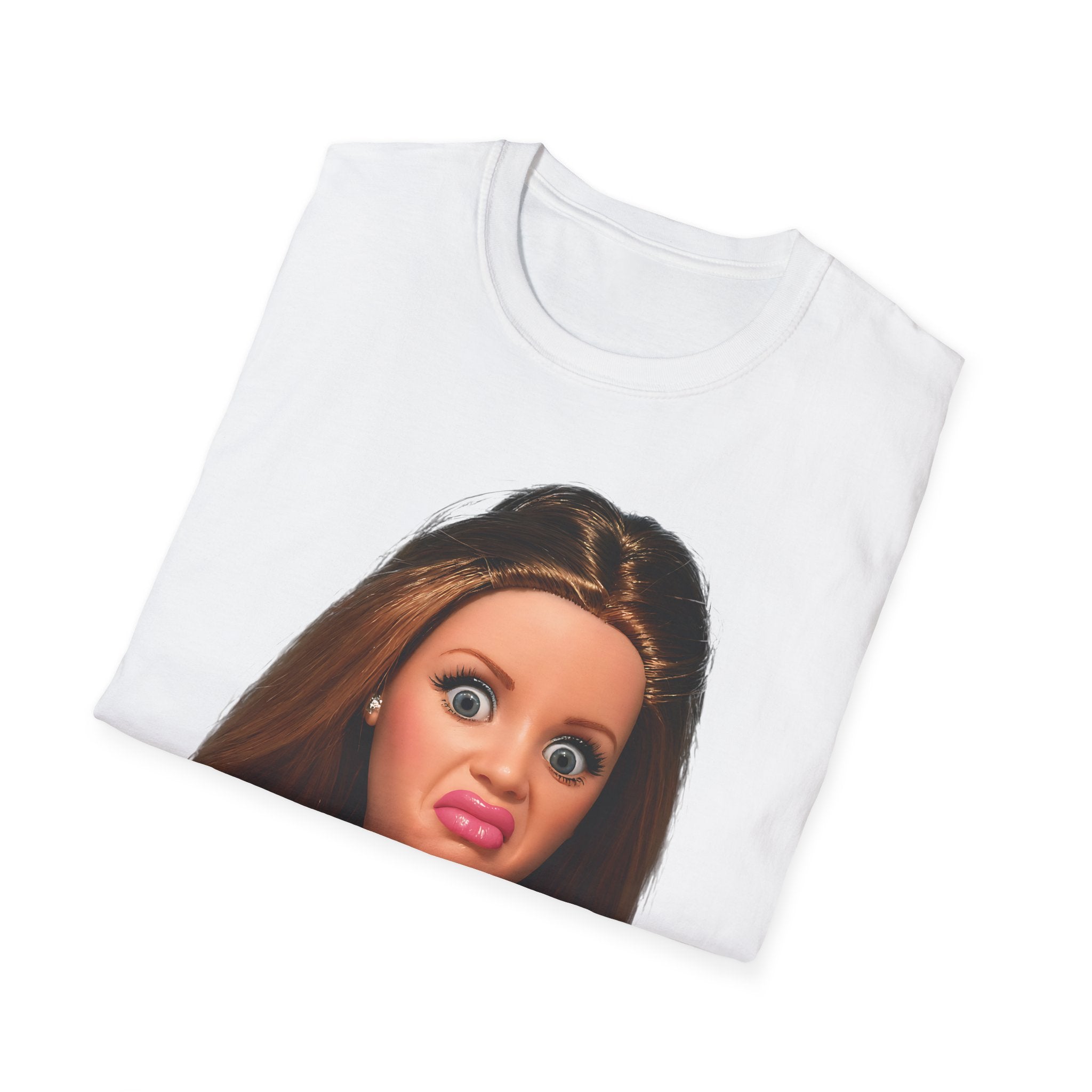 Funny Doll Face Meme T-Shirt