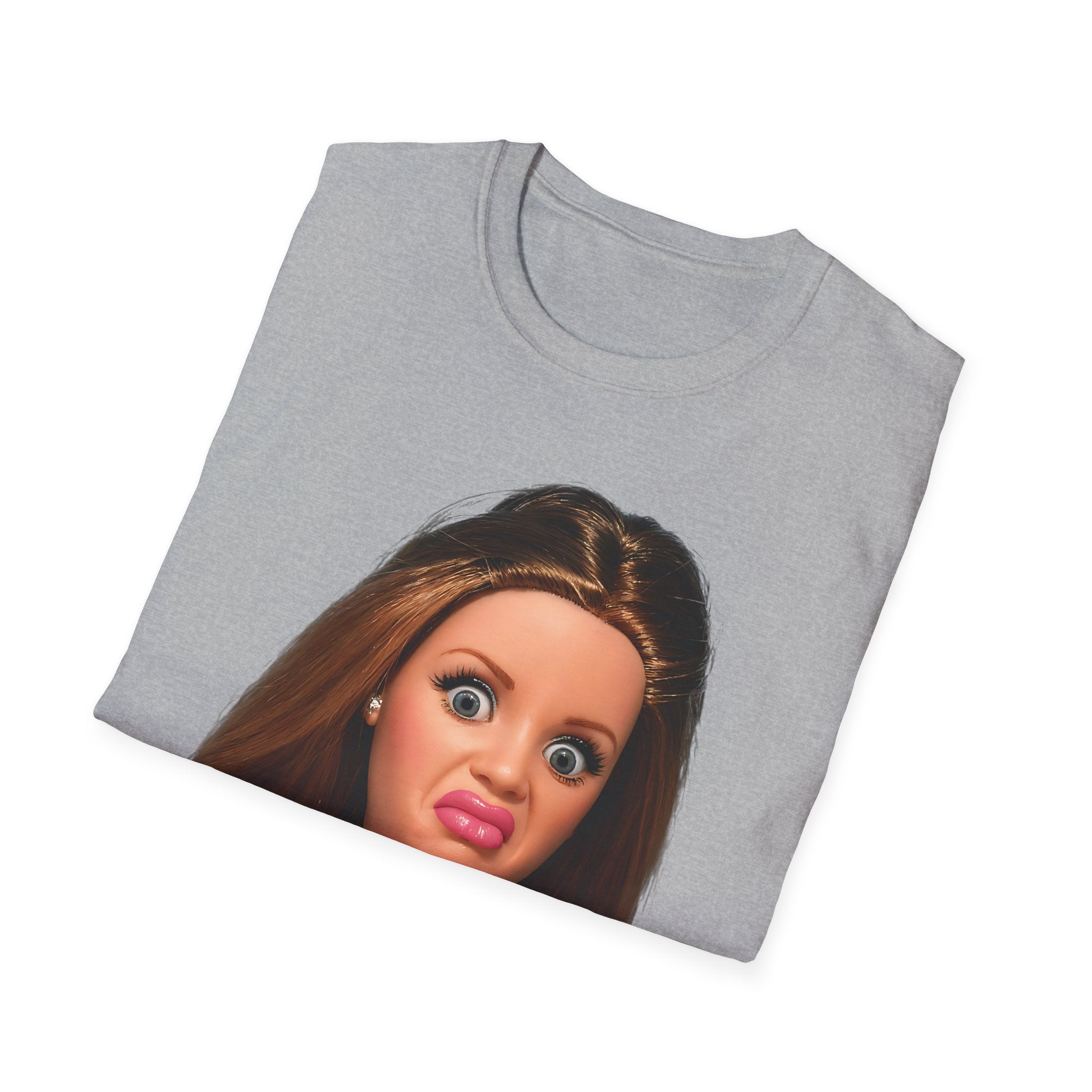 Funny Doll Face Meme T-Shirt